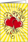 Son Entwined Hearts Valentine’s Day card
