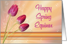 Tulips and Bubbles Happy Spring Equinox card