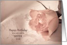Like a Sister To Me, Birthday with a Pink Rose card