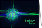 18th Birthday Party Invitation card