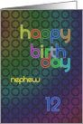 Nephew 12 Birthday card