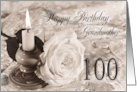 Grandmother 100th Birthday Traditional card