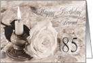Friend 85th Birthday Traditional card