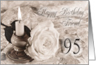 Friend 95th Birthday Traditional card