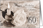 Sister 60th Birthday Traditional card