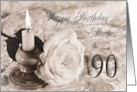 Mother 90th Birthday Traditional card