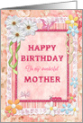 Mother Birthday Craft Look card