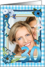 30th Birthday Photo Craft Look card