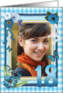 18th Birthday Photo Craft Look card