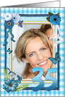 35th Photo Birthday Party Invitation Crafted card