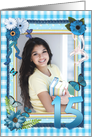 15th Photo Birthday Party Invitation Crafted card