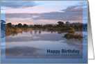 Birthday Lake at Dawn card