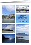 Brother Birthday Sea Views card