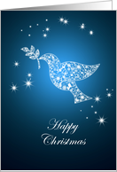 Dove of peace Christmas card