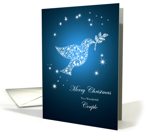 For a couple, Dove of peace Christmas card (1163720)
