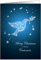 For Customers, Dove of Peace Christmas card