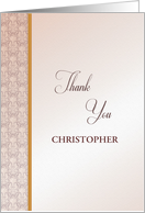 Add a Name Thank You card