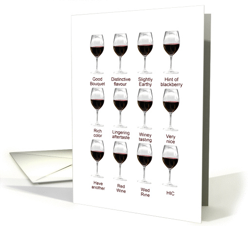 Wine tasting card event invitation card (1183338)