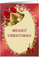 Traditional Christmas Bells card