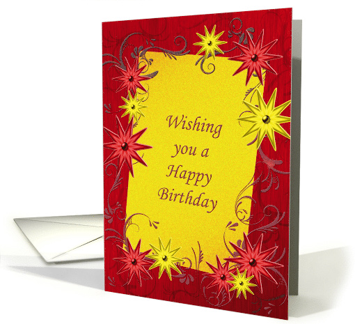 Birthday Stars card (1340730)