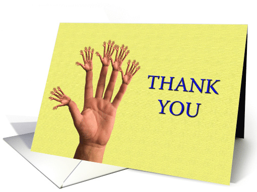 Thank You! Big High Five card (195027)