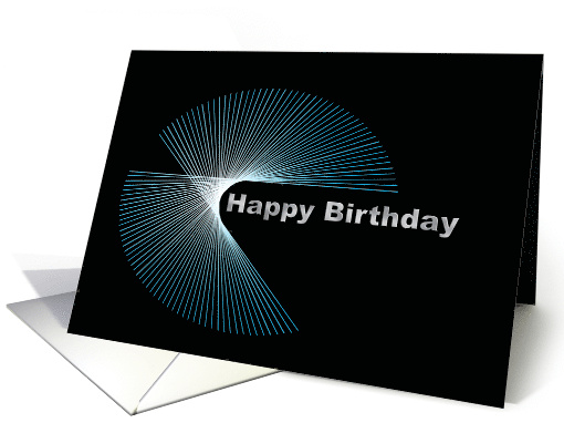 Birthday, Curved Lines card (209348)