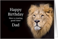 Dad Birthday, Lion card