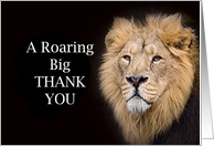 Thank You,Lion card