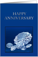 Diamonds 1 year anniversary card