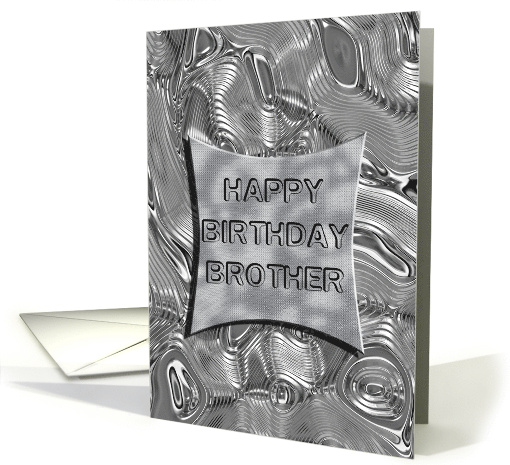 Brother Birthday Metal card (225517)