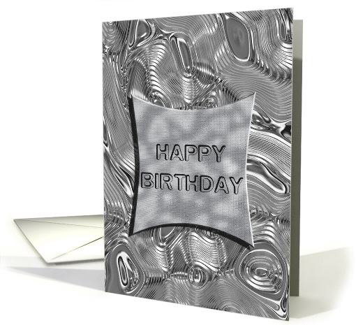Birthday Metal card (225521)
