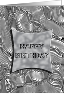 Birthday Metal card