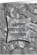 Father Birthday Metal card