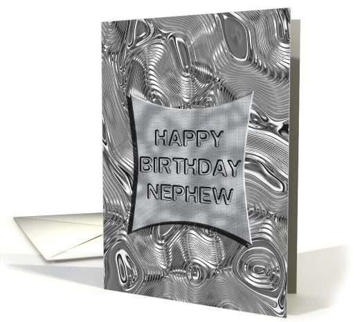 Nephew Birthday Metal card (225535)