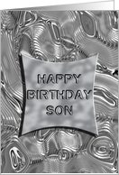 Son Birthday Metal card