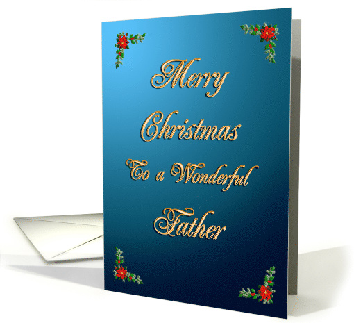 Father Elegant Christmas card (229158)