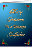 Godfather Elegant Christmas card