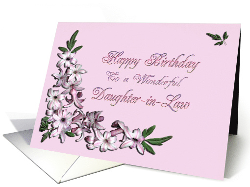 Daughter-in-law Birthday Flowers card (230537)