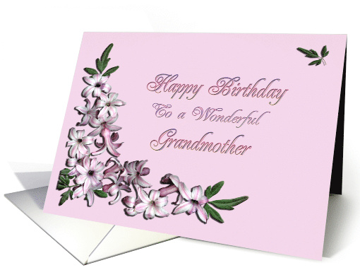Grandmother Birthday Flowers card (230553)