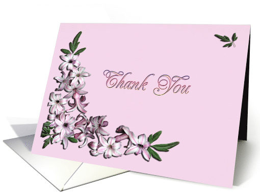 Thank You Flowers card (230981)