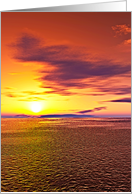 Note Card Beautiful Sunset card