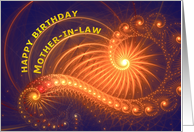 Mother-in-law Birthday Bright Lights card