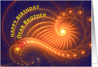 Brother Birthday Bright Lights card