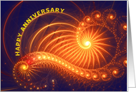 Wedding Anniversary Bright Lights card