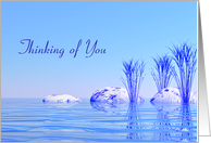Thinking of You Tranquil water card