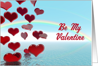 Be My Valentine, Falling hearts card