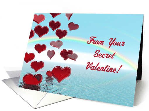 Secret Valentine's, Falling Hearts, card (298792)