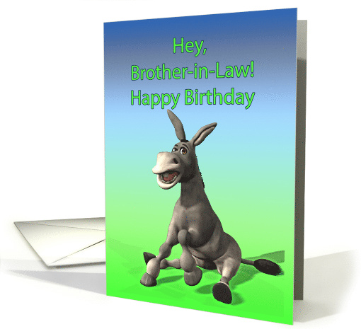 Brother-in-Law Birthday, Cute Ass card (327308)