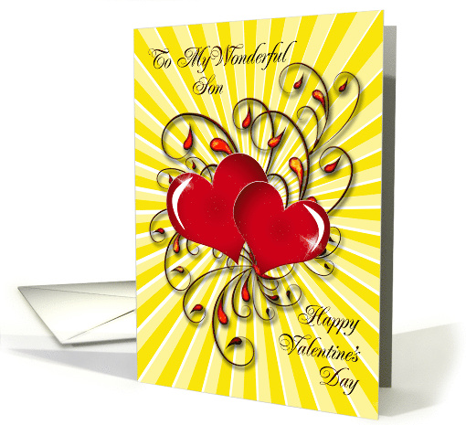 Son Entwined Hearts Valentine's Day card (335469)