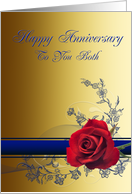 Wedding Anniversary card to you both card